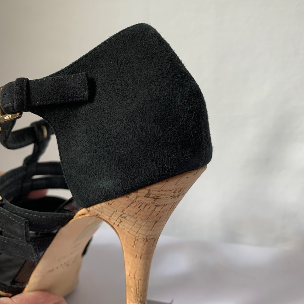 Christian Dior Antica Black Suede Sandal 39 - Picture 6 of 10